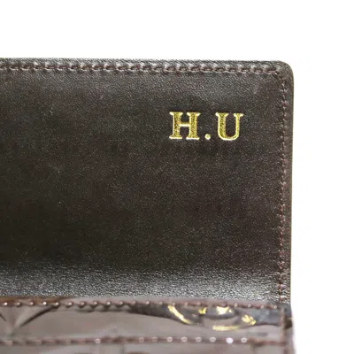 Pre-owned Louis Vuitton Monogram Vernis Amarante Purple Monogram Vernis Long Wallet (bi-fold) () In Amarante, Purple