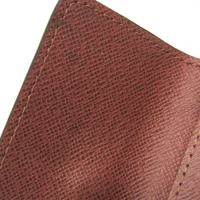 Pre-owned Louis Vuitton Multiclés 4 Brown Canvas Wallet  ()