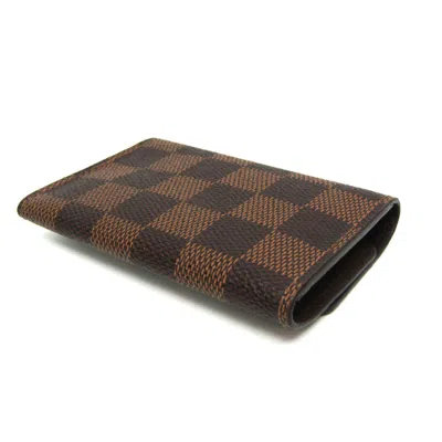 Pre-owned Louis Vuitton Multiclés Brown Canvas Wallet  ()