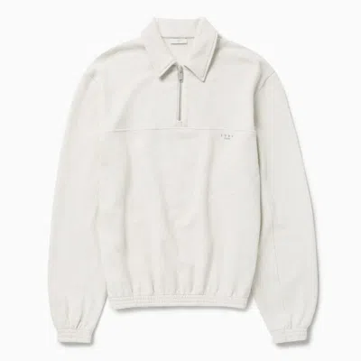 1989 Studio Jp Half Zip Sweatshirt In White