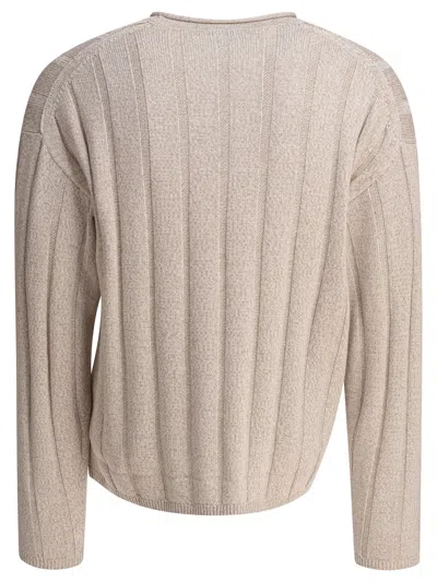 Alex Mill James Rollneck Knitwear Beige