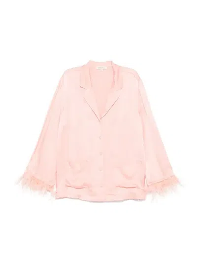 Love Stories Blanca Pajama Top In Coral Coral