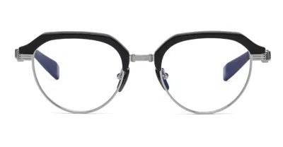 Balmain Oval-frame Glasses In Black