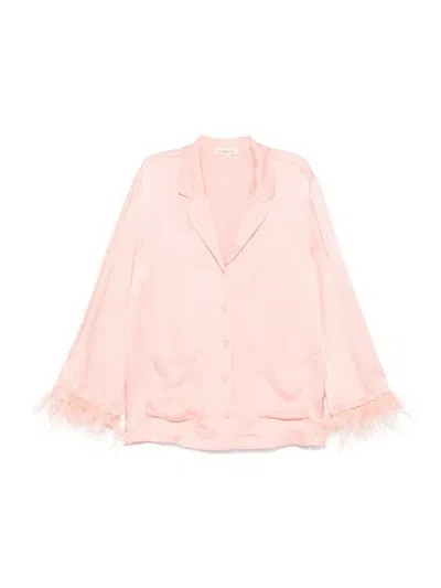 Love Stories Blanca Pajama Top In Coral Coral
