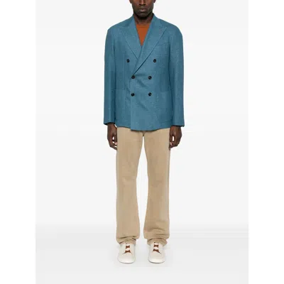 Tagliatore 'montecarlo' Blazer In Textured Fabric
