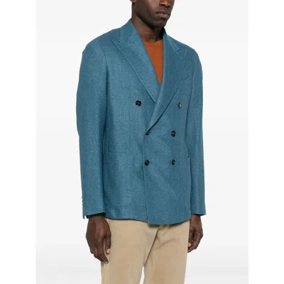 Tagliatore 'montecarlo' Blazer In Textured Fabric