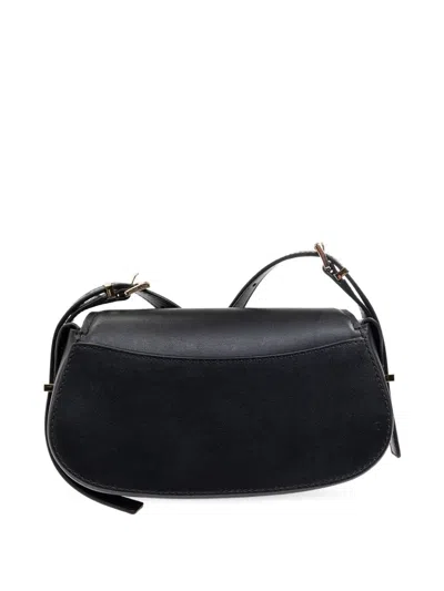 Michael Kors Black Shoulder Bag With Adjustable Shoulder Strap And Logo Lettering On The Front In Nero