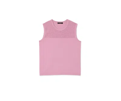 St John Pontelle Stripe Shell In Reqz