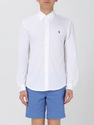 Polo Ralph Lauren Classic Pony Logo Oxford Shirt In White