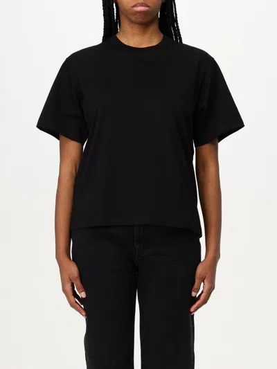Loulou Studio Black Cotton Crew-neck T-shirt In Black