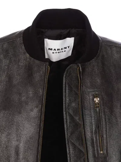 Isabel Marant Étoile Isabel Marant Etoile Crisley Leather Bomebr In Brown