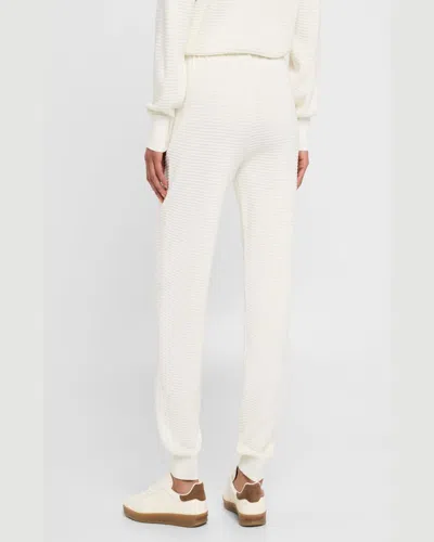 Loro Piana Dora Baltea Silk-cotton Jogger Trousers In 1511 Thrush