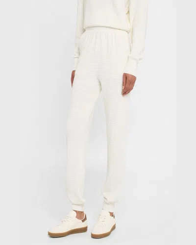 Loro Piana Dora Baltea Silk-cotton Jogger Trousers In 1511 Thrush