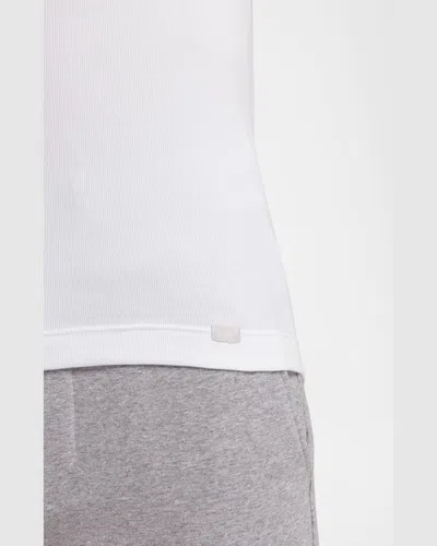 Hanro Cotton Essentials Cotton Tank Top In White