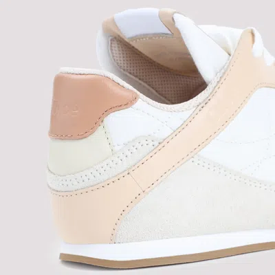 Chloé Chloè Kick Leather Sneakers In White