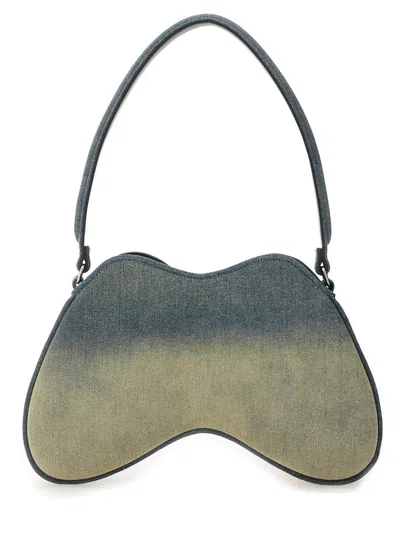 Diesel Shoulder Bag In Solarised Denim In Multicolor