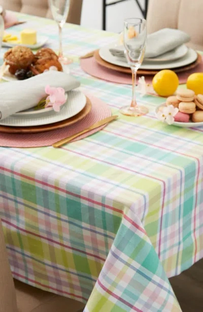 Design Imports Spring Plaid Tablecloth In Multi