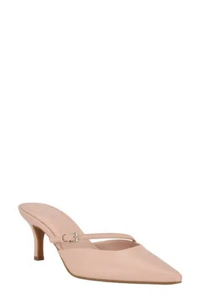 Calvin Klein Jansy Pointed Toe Mule In Pink