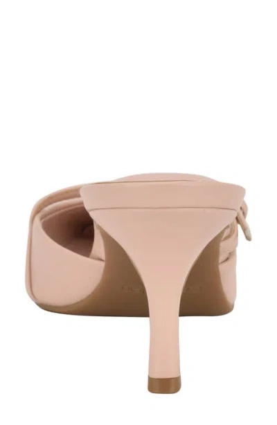 Calvin Klein Jansy Pointed Toe Mule In Pink
