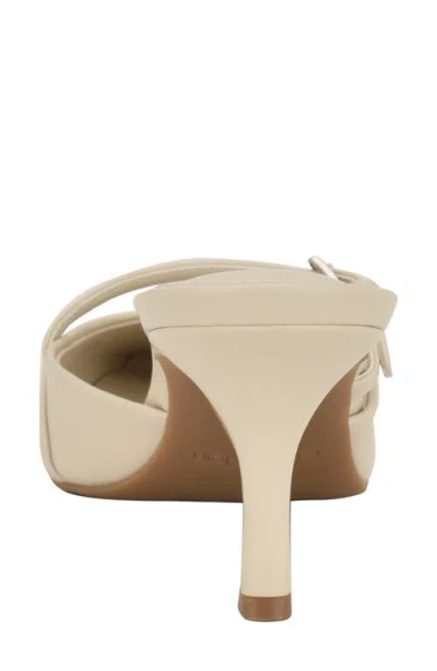 Calvin Klein Jansy Pointed Toe Mule In Natural
