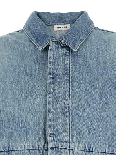 Fear Of God Light Blue Denim Trucker Jacket