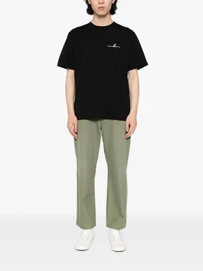 Agnès B. Logo-print T-shirt In Black
