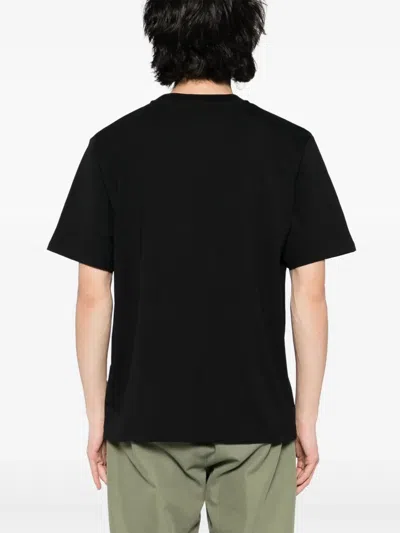 Agnès B. Logo-print T-shirt In Black