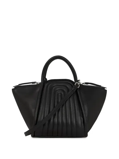 Karl Lagerfeld Wellen Tote In Black