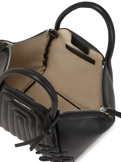 Karl Lagerfeld Wellen Tote In Black