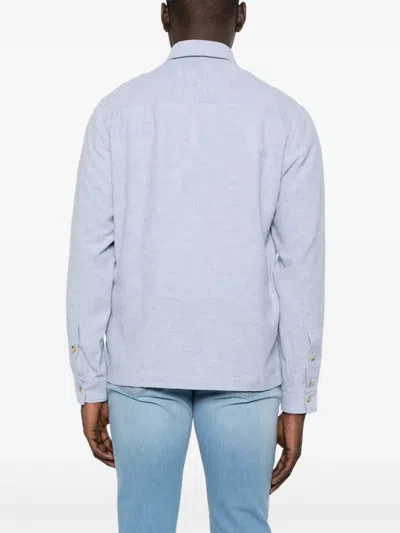 Jacob Cohen Hemd Mit Meliertem Effekt In Blue
