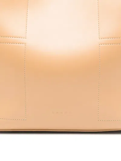 Hogan Strap Adjust Hobo Metal Rectangular Bag In Neutrals