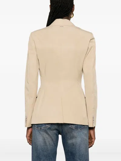 Liu •jo Single-breasted Blazer In Neutrals
