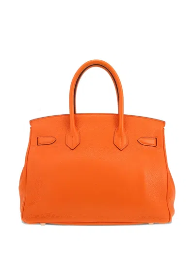Pre-owned Hermes Birkin 30 Handbag In Orange