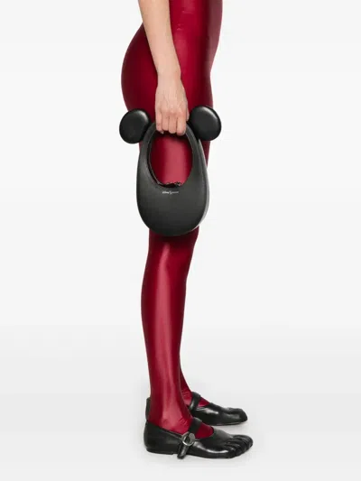 Coperni Mickey Mini Swipe Purse In Black