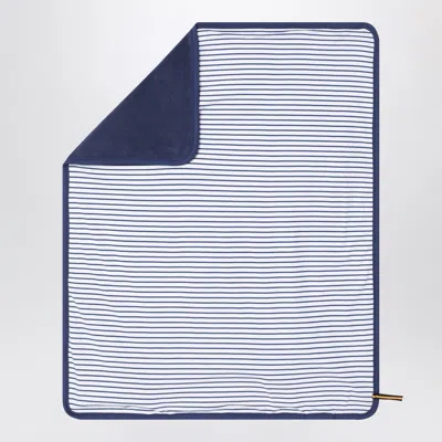 K-way Set Two Reversible Pieces Striped White/blue In Multicolor