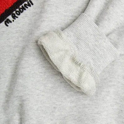 Mini Rodini Heart-motif Sweatshirt In Grey