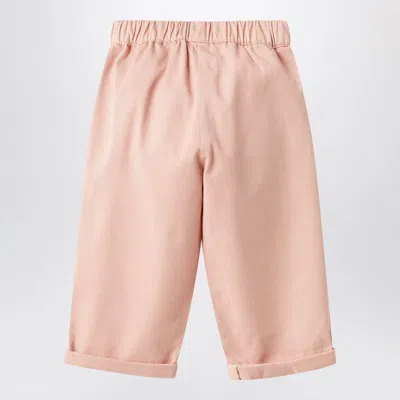 Il Gufo Pink Cotton Pants In Pink