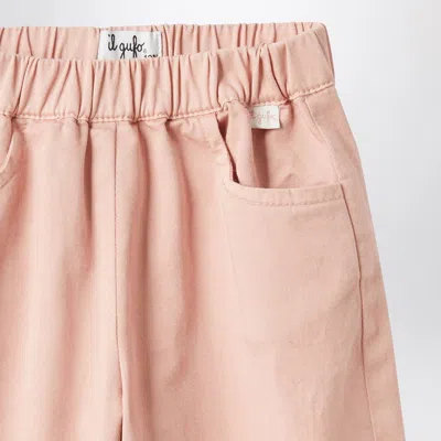 Il Gufo Pink Cotton Pants In Pink