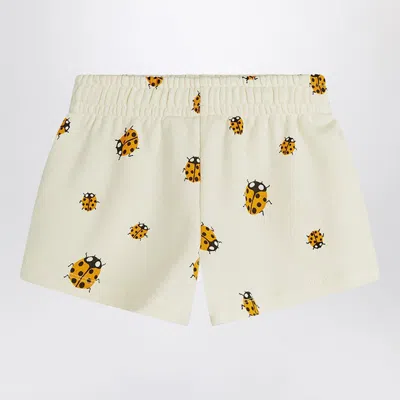 Mini Rodini Short White With Ladybugs In White