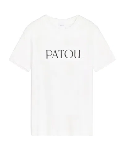 Patou White Logo-print T-shirt In White