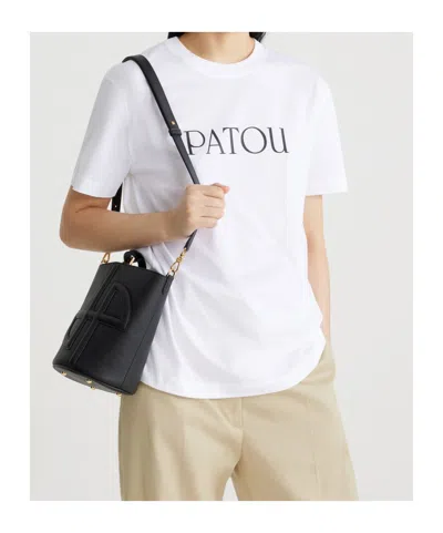 Patou White Logo-print T-shirt In White