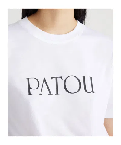 Patou White Logo-print T-shirt In White