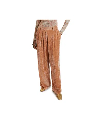 Momoní Belt Loops Slacks In Brown