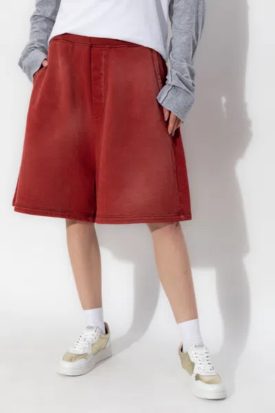 Dsquared2 X Invicta Wide-leg Shorts In Red