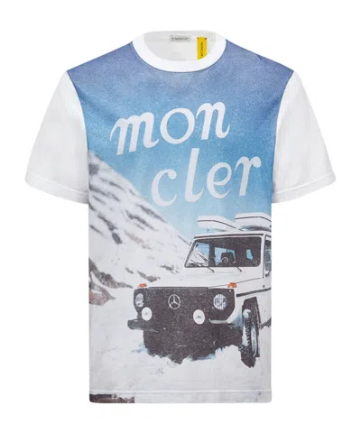 Moncler Printed T-shirt In White
