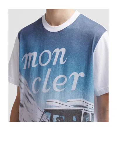Moncler Printed T-shirt In White