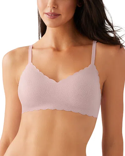 B.tempt'd By Wacoal B. Tempt'd By Wacoal B. Wow'd Lace Wirefree Bra Blush Pink In Blush Pink