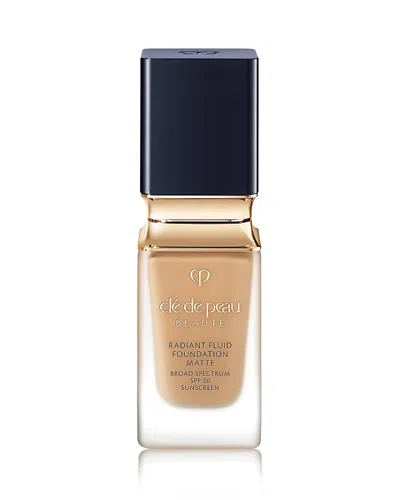 Clé De Peau Beauté Cle De Peau Beaute Radiant Fluid Foundation Matte Broad Spectrum Spf 20 Sunscreen 1.1 Oz. In B (light Tan Beige With Rosy Beige And C