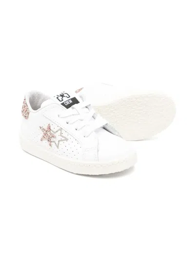 2 Star Star-patch Sneakers In White