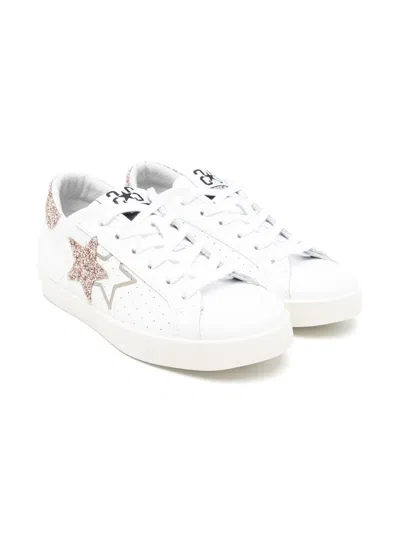 2 Star Star-patch Sneakers In White